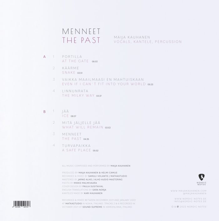 Maija Kauhanen: Menneet - The Past LP - Image 2