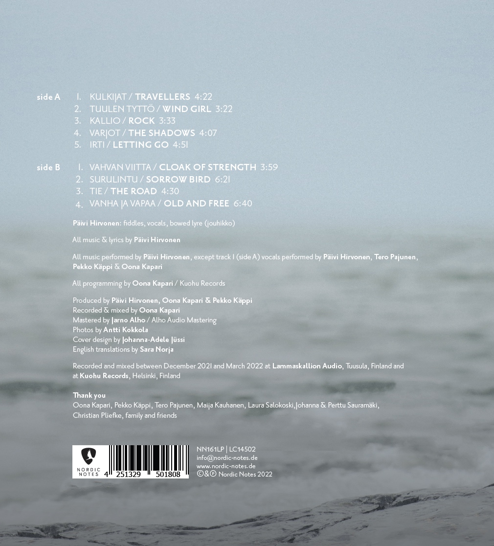 Päivi Hirvonen: Kallio LP - Image 2